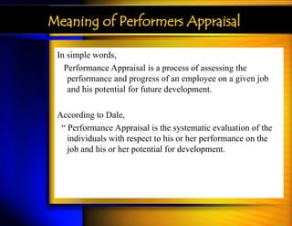 Comprehensive Guide to Performance Appraisals: Methods, Procedures, and ...