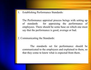 Develop Performance Standards Comprehensive Guide to Performance Appraisals: Methods, Procedures, and ...