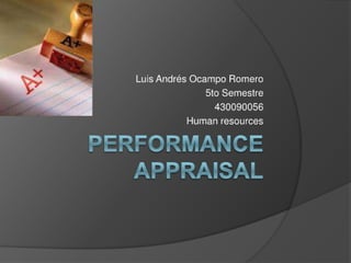 Performance appraisal