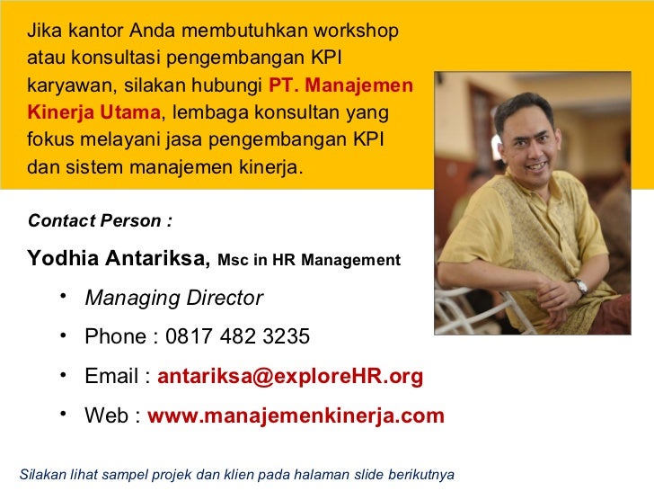 Contoh Performance appraisal - Penilaian Kinerja Karyawan