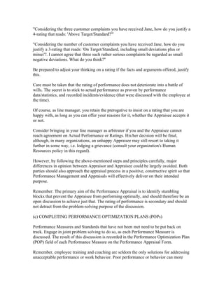 Performance appraisal | DOC