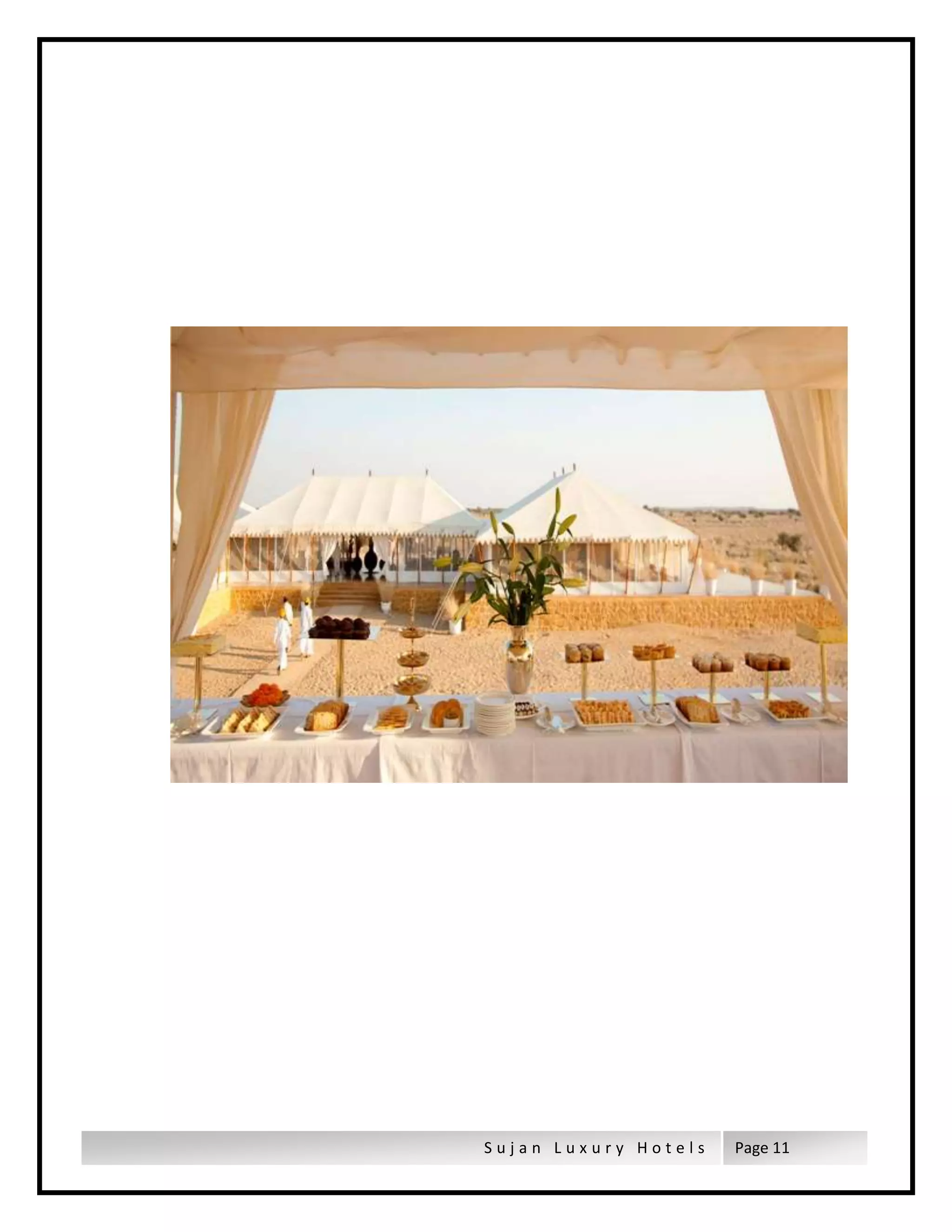 S u j a n L u x u r y H o t e l s Page 11
 