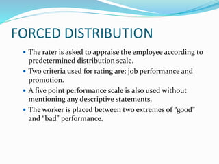 Forced Distribution Performance Performance appraisal | PPTX