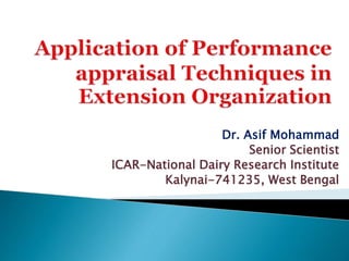 Dr. Asif Mohammad
Senior Scientist
ICAR-National Dairy Research Institute
Kalynai-741235, West Bengal
 