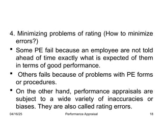 Performance Appraisal.111111111111111ppt | PPT
