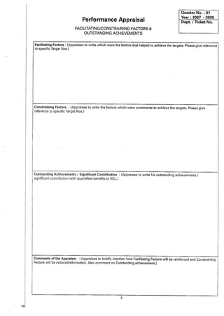 Performance appraisal | PDF