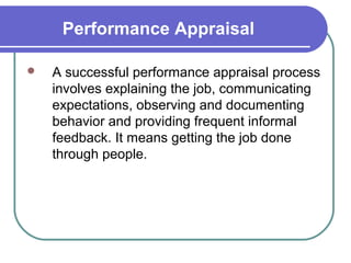Performance appraisal and training copy | PPT