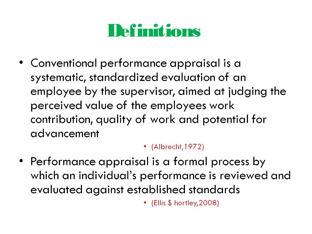 Performance appraisal bjb
