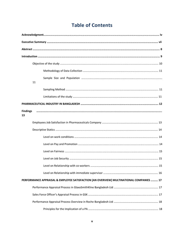 Performance appraisal & employee satisfaction in pharmaceutical ...