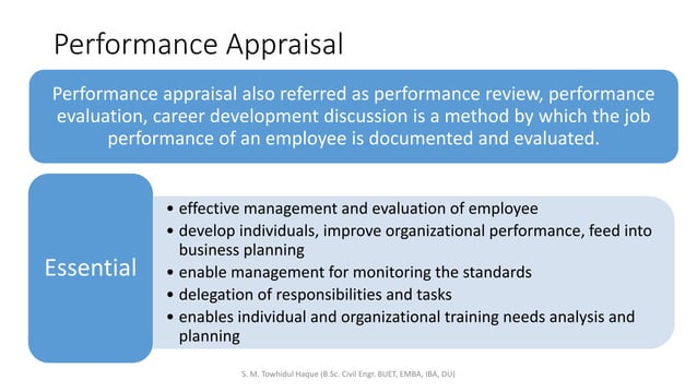 Performance appraisal (mbo, 360) | PPTX | Human Resources | Business
