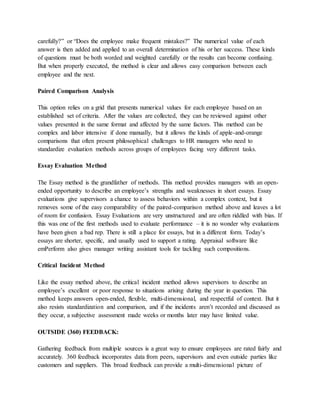 Performance appraisal model | DOCX
