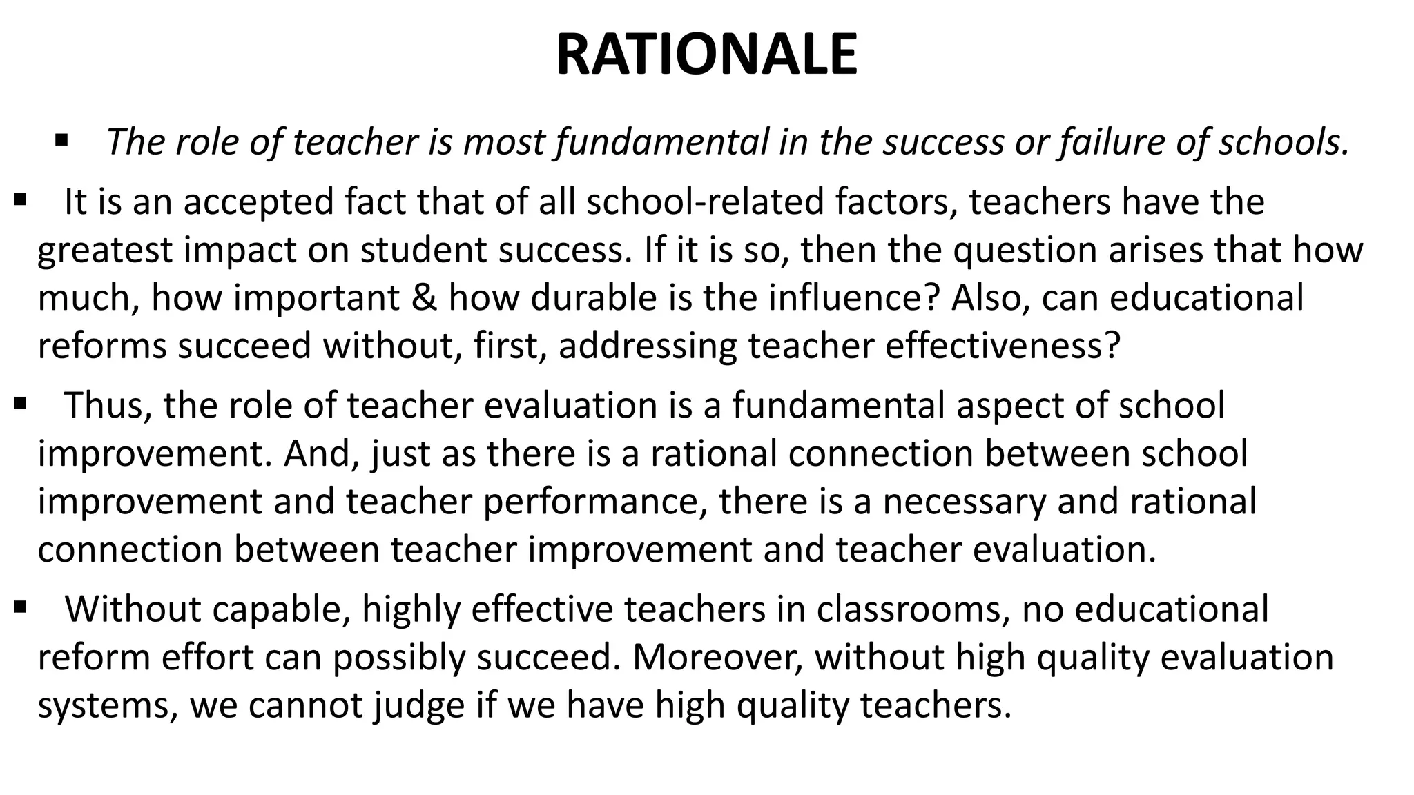 Performance Appraisal of Teachers (PAT) - Najma Kazi | PPTX