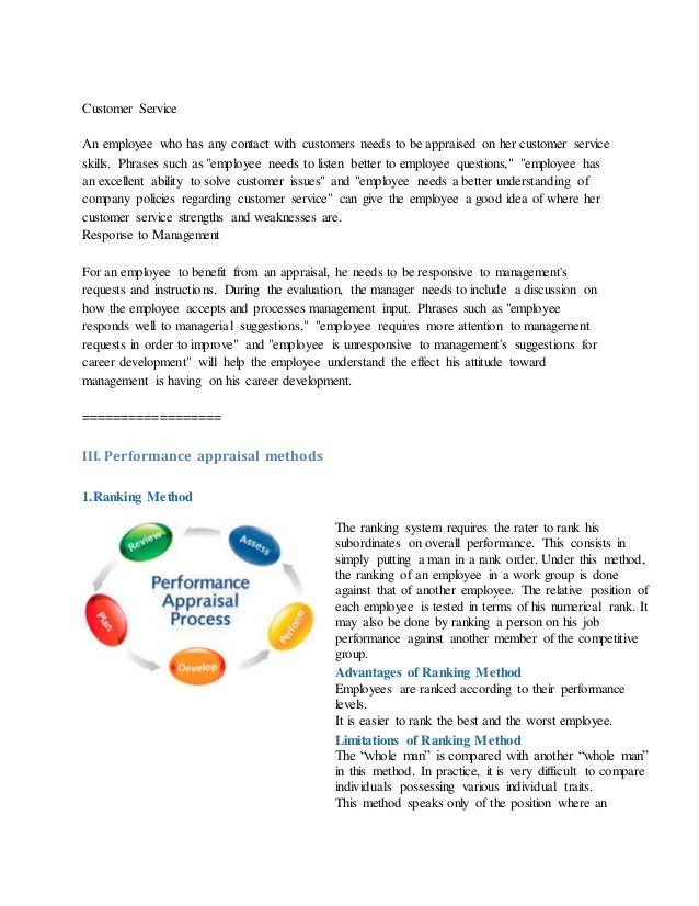performance appraisal phrases examples performance evaluation phrases for customer service