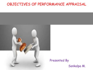 OBJECTIVES OF PERFORMANCE APPRAISAL
Presented By
Sankalpa M.
 