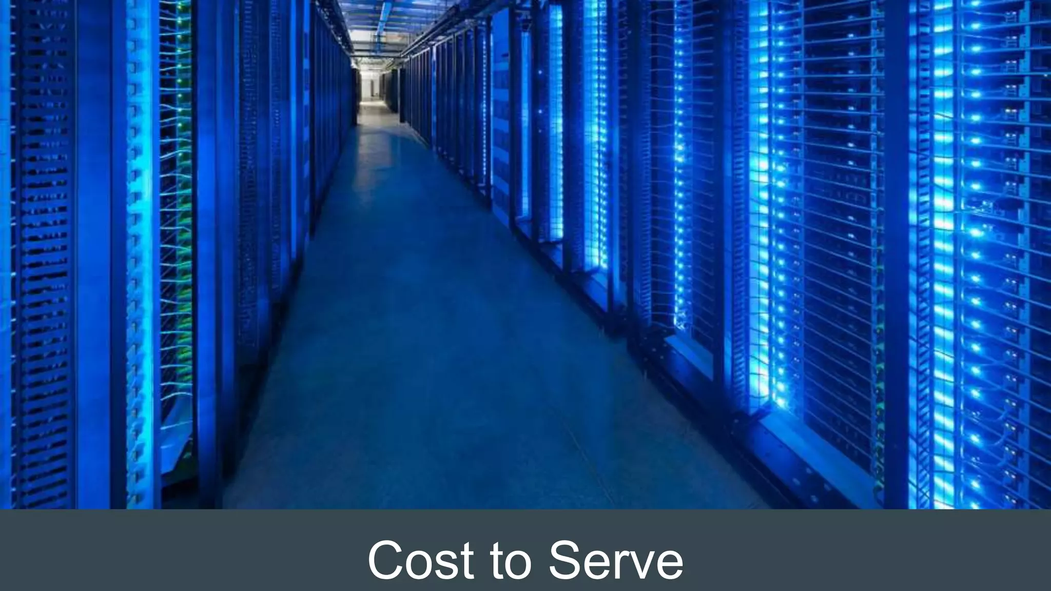 Cost to serveCost to Serve
 