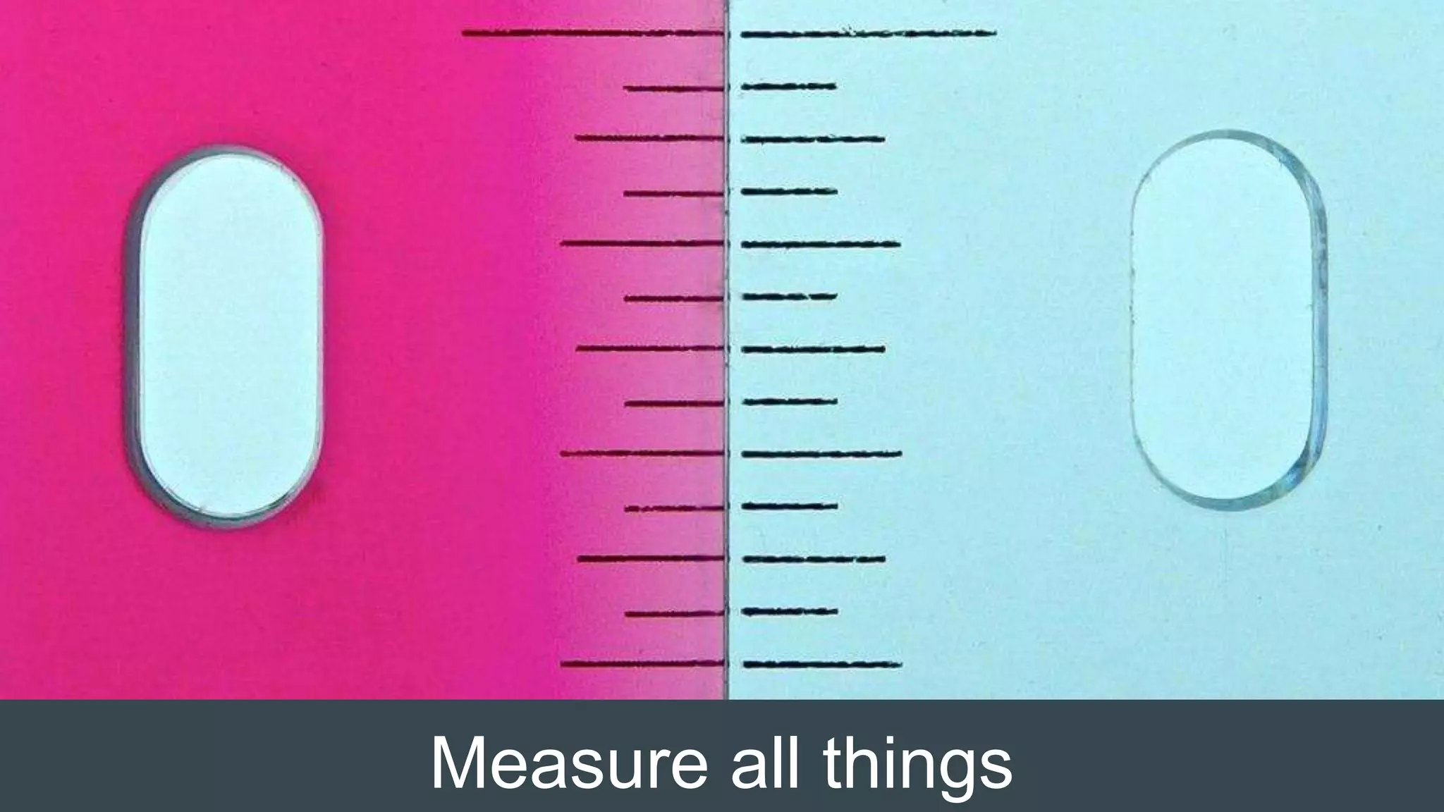 Measure all things
 