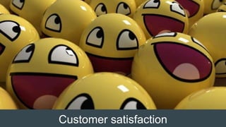 Customer satisfaction
 