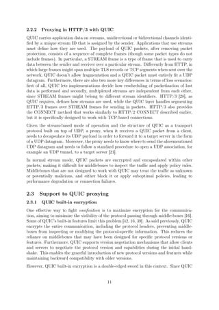 Performance assessment of the MASQUE extension for proxying scenarios ...