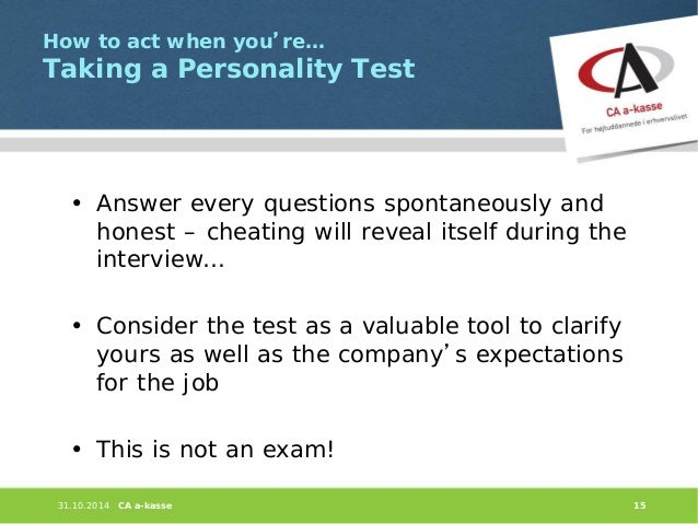 how to act during an interview