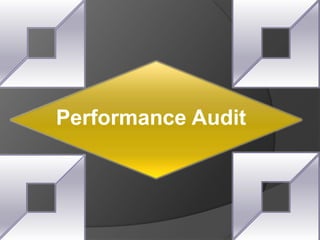 Performance Audit
 