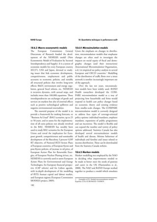 RAND Europe 17: Process mapping 
Drawing a deployment flowchart 
A deployment flowchart focuses on the inter-action 
154 
between and the responsibilities of 
different actors in a process. It uses the same 
symbols, but arranges the steps in functional 
bands or swim lanes. So in the final chart, all 
actions of the same actor will be in the same 
column or row, depending on the orientation 
of the chart. The process flow will now criss-cross 
between the functional bands. Figure 
17.2 below shows how transforming a task 
level flowchart into a deployment flowchart 
would look. 
Figure 17.2: Example of a deployment 
flowchart 
Process Name 
Dept. A Dept. B Dept. C 
Source: RAND Europe 
Drawing a process definition chart 
Process definition charts differ from flowcharts 
by focusing on the inputs and outputs of 
a process, as well as taking into account the 
resources needed and the controls active in a 
process. Process definition charts are graphi-cally 
very simple and only consist of boxes 
that describe the process or activity, and a set 
of arrows that indicate the influences on this 
process, as shown in Figure 17.3.1 
Figure 17.3: Terminology of process 
definition charts 
Controls 
Process 
or 
Activity 
Inputs Outputs 
Resources/ 
mechanisms 
Source: RAND Europe, based on IDEF0 standards 
The rectangular box represents an activity 
or process, and is labelled using a verb/verb 
phrase. 
 Arrows represent different aspects of the 
process depending on where they enter/ 
leave the box: Arrows entering the left 
side of the box are inputs. Inputs are 
transformed or consumed by the function 
to produce outputs. 
 Arrows entering the box on the top are 
controls. Controls specify the conditions 
required for the function to produce 
correct outputs. 
 Arrows leaving a box on the right side 
are outputs. Outputs are the data or 
objects produced by the function. 
 Arrows entering the box at the bottom 
are resources or mechanisms. These 
are some of the means that support the 
execution of the function, but are not 
1 Process definition charts are based on the IDEF0 
specifications, which provide very detailed guidance on 
how to draw process maps (see Draft Federal Information 
Processing Standards, 1993). 
 