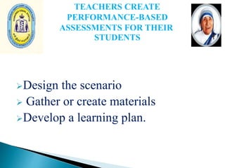 Performance based assessment | PPTX