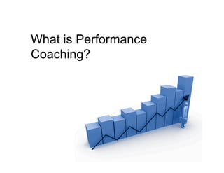 What is Performance
Coaching?
 