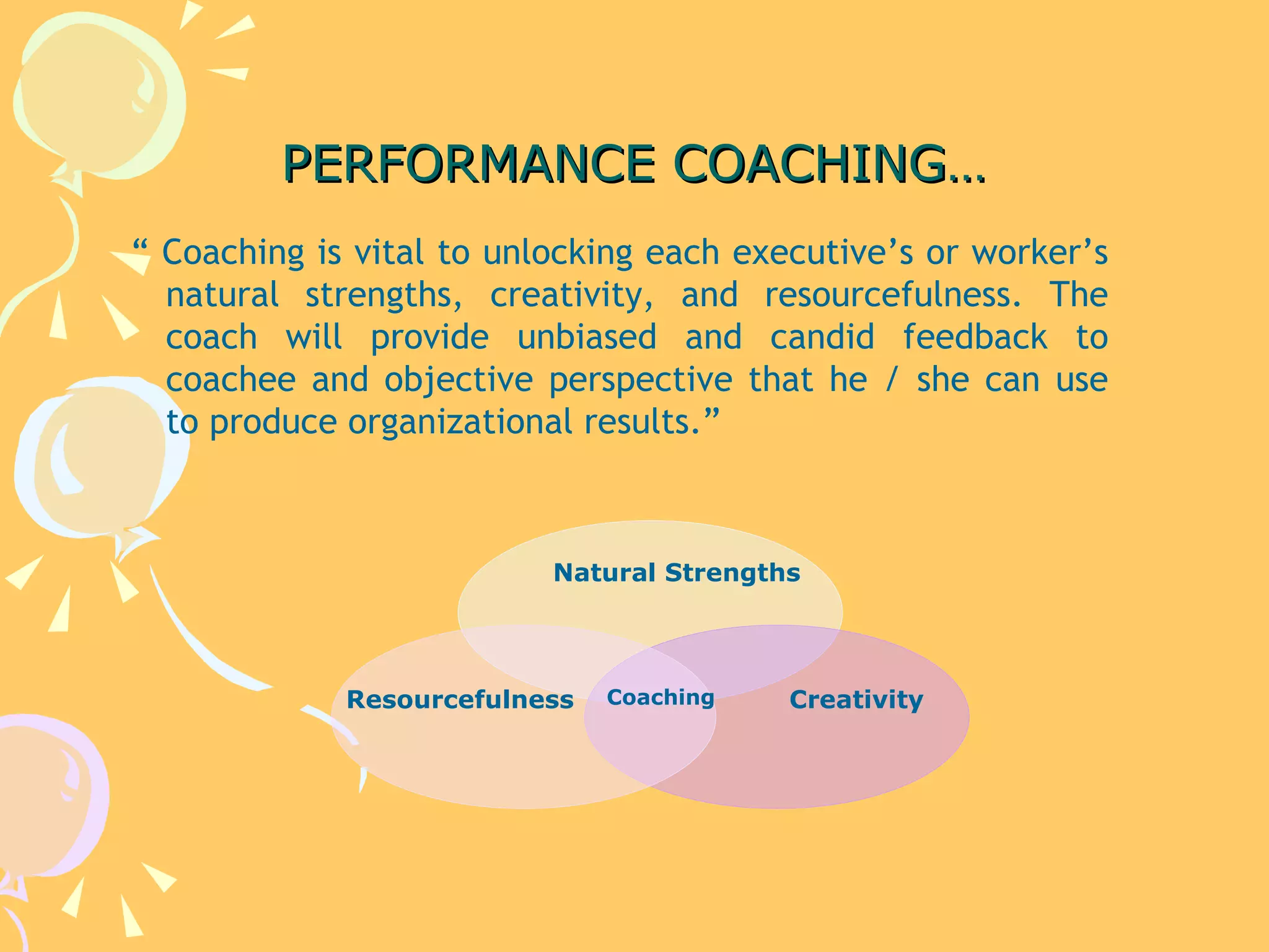 Performance Coaching 1 | PPS