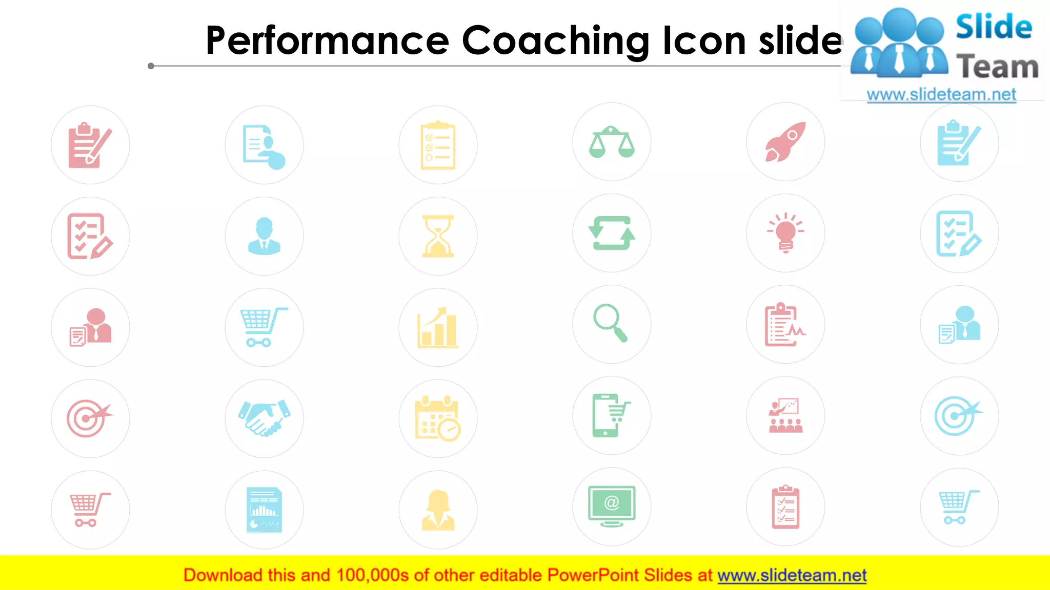 Performance Coaching Icon slide
 
