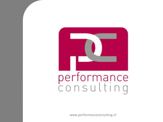 www.performanceconsulting.nl
 