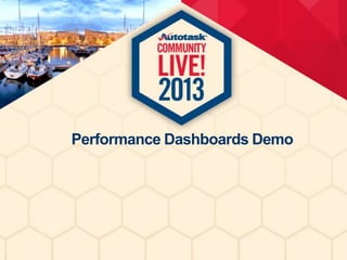Performance Dashboards Demo

 