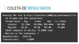 COLETA DE RESULTADOS
 
