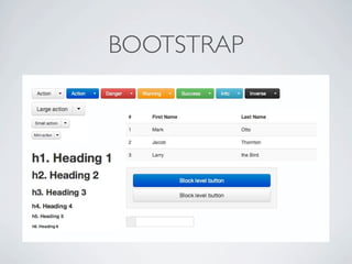 BOOTSTRAP
 