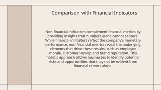 Performance Evaluation non financial indicators ppt .pptx