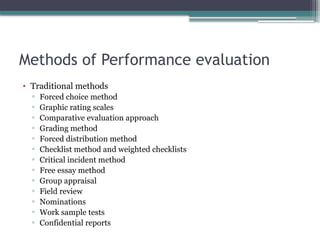 Methods Of Performance Evaluation Comprehensive Guide to Performance Evaluation, Promotion, and Control ...