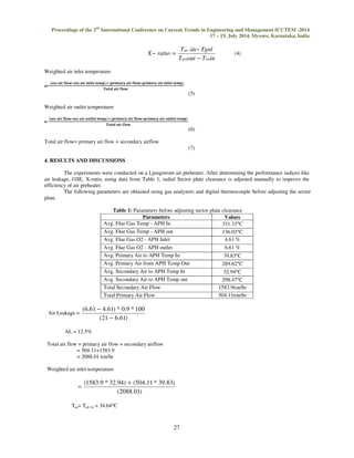 Performance evaluation and optimization of air preheater in thermal ...