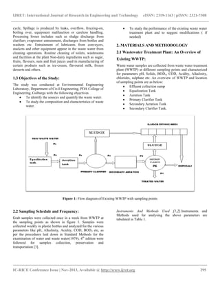 Performance evaluation of existing waste water treatment plant | PDF