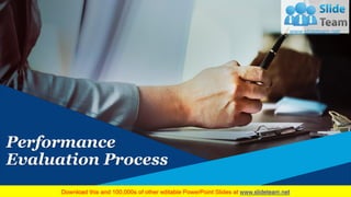 Performance
Evaluation Process
Your Company Name
 