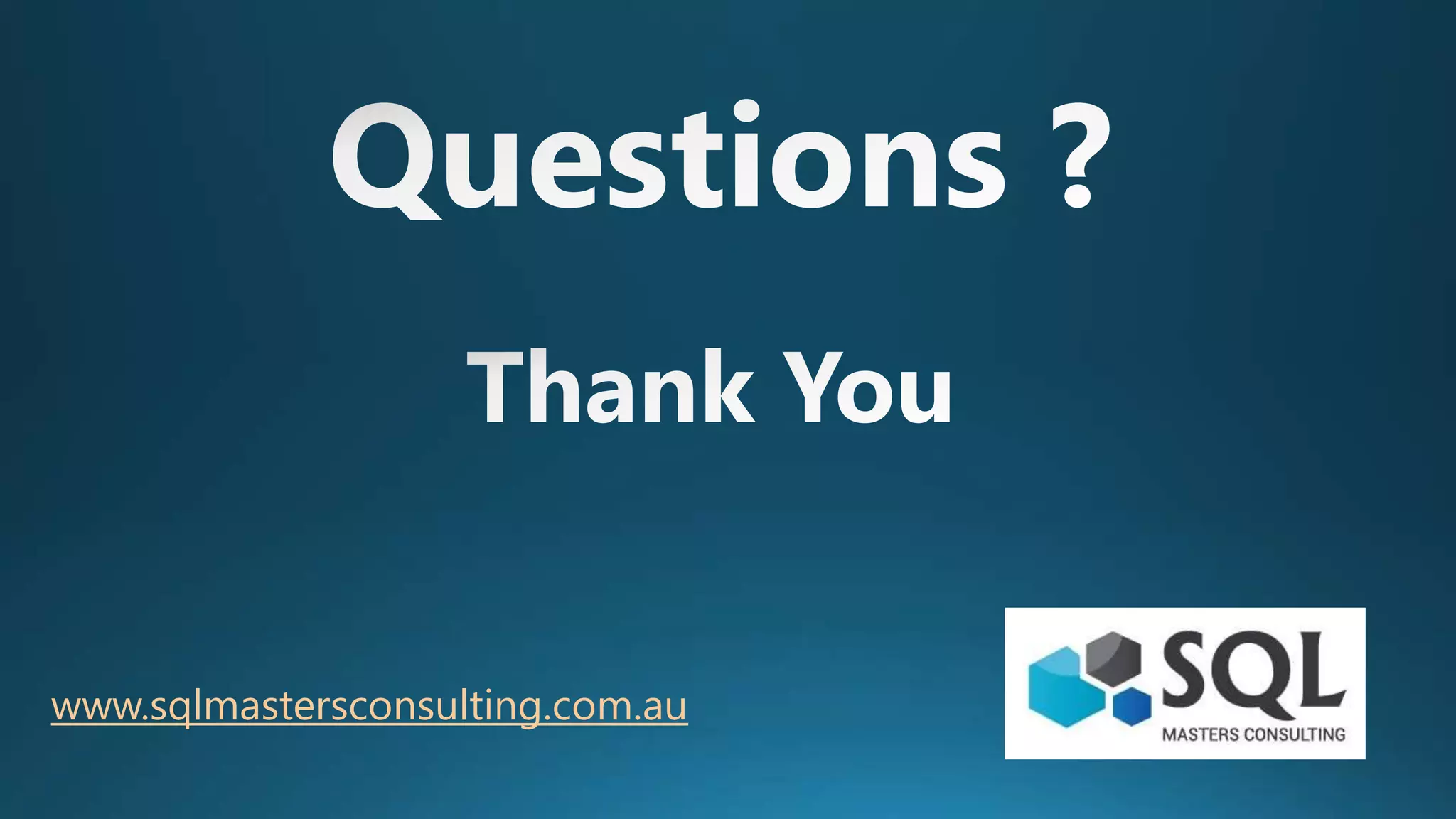 www.sqlmastersconsulting.com.au
 