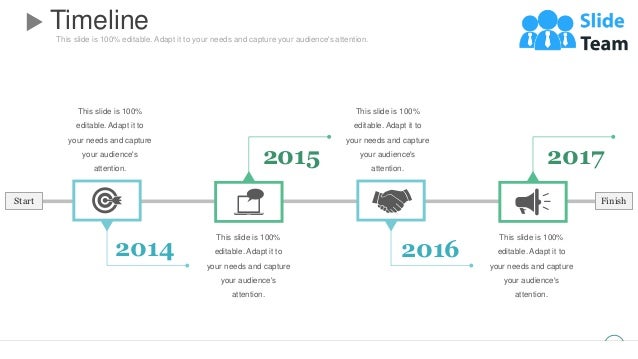 This slide is 100% editable. Adapt it to your needs and capture your audience's attention.
Timeline
39
Start Finish
2014
This slide is 100%
editable. Adapt it to
your needs and capture
your audience's
attention.
2015
This slide is 100%
editable. Adapt it to
your needs and capture
your audience's
attention.
2016
This slide is 100%
editable. Adapt it to
your needs and capture
your audience's
attention.
2017
This slide is 100%
editable. Adapt it to
your needs and capture
your audience's
attention.
 