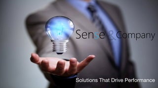 Solutions That Drive Performance 
 