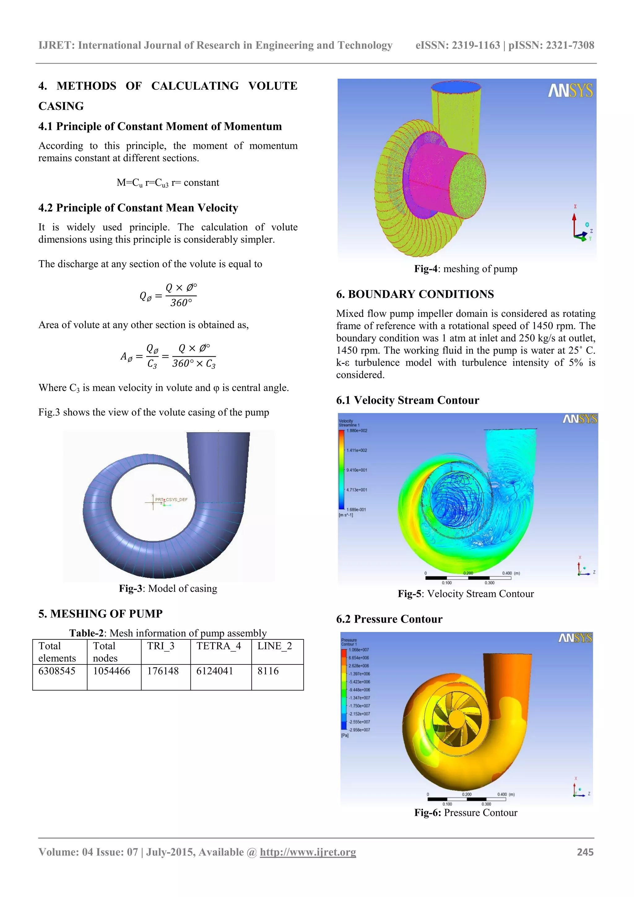 Performance improvement of mixed flow pump impeller through cfd ...