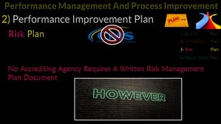 Performance improvement plan