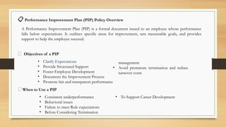 Comprehensive Guide to Performance Improvement Plans (PIP) for ...