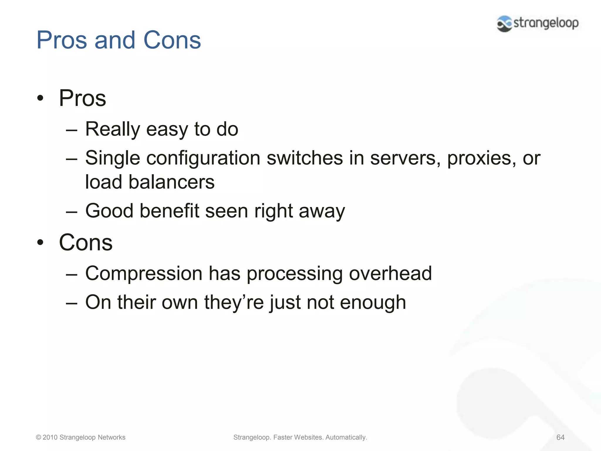 Stepwise AccelerationStart from the beginning and fix the easy stuffStep by step acceleration of the pageApply techniques/methods/etc and see the resultTry to make it as fast as possible