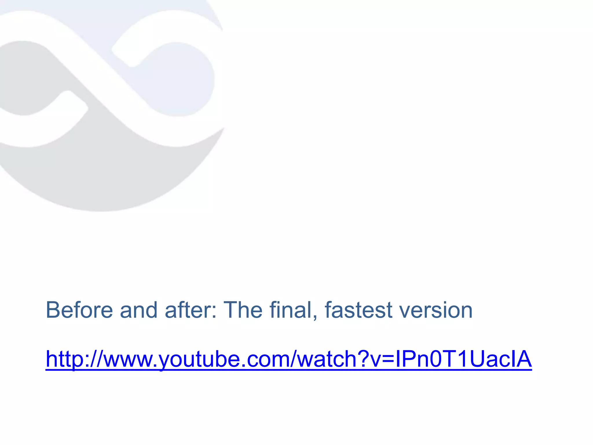 TTFB SavingsPer object TTFB savings of ~50%