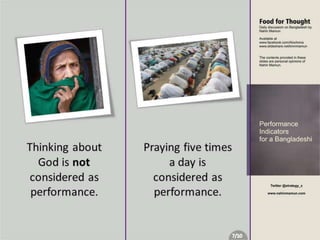 Performance Indicators for Bangladeshi People