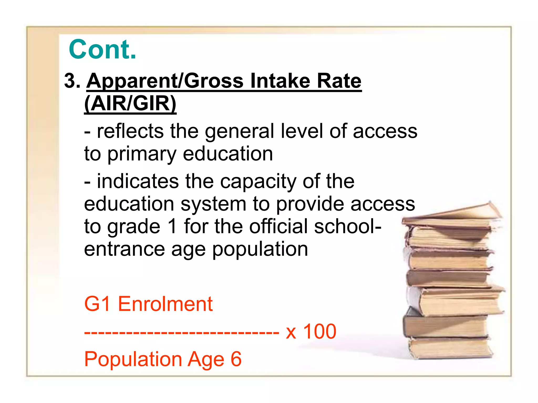 Performance indicators formula | PPT