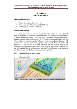 Performance investigation and blade analysis of a small horizontal axis ...