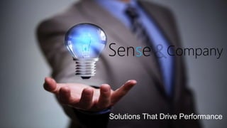 Solutions That Drive Performance
 